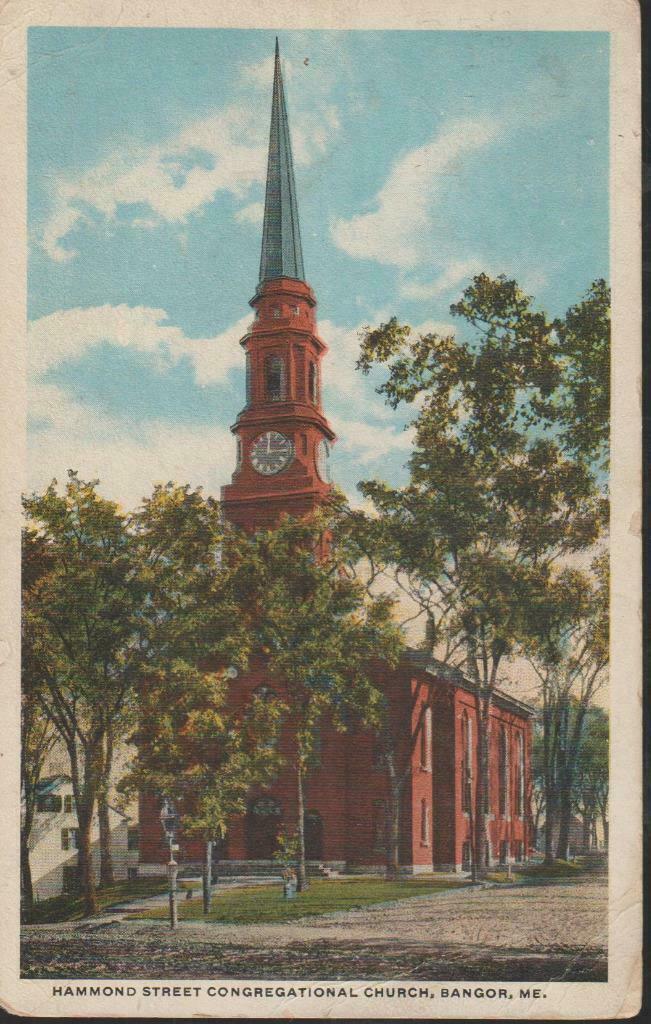 Image of old Hammond Street Church postcard